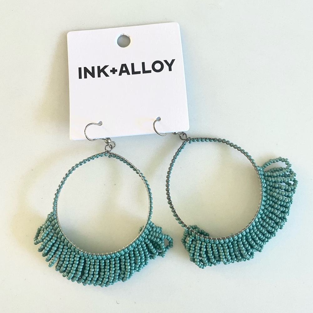 Ink + Alloy | Kendra beaded hoop earrings